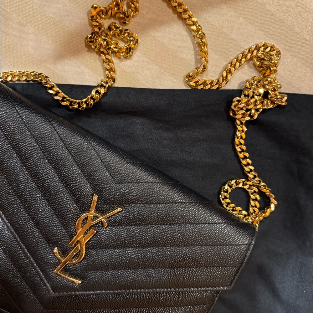 Saint Laurent - Cassandre Matelassé Wallet-On-Chain